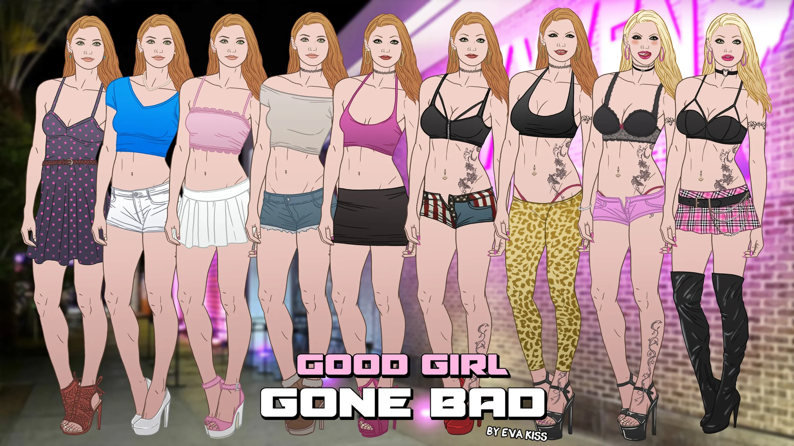 Good Girl Gone Bad [v1.2 Jasmin DLC] [Eva Kiss] + GALLERY MOD for android apk 1